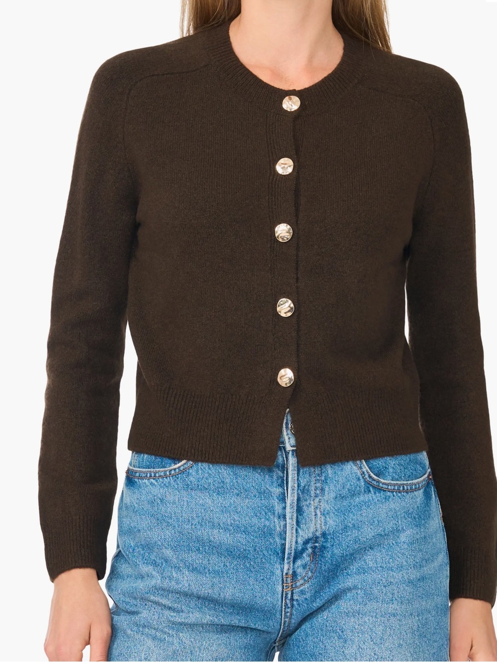 Ted Baker chocolate knit cardigan
